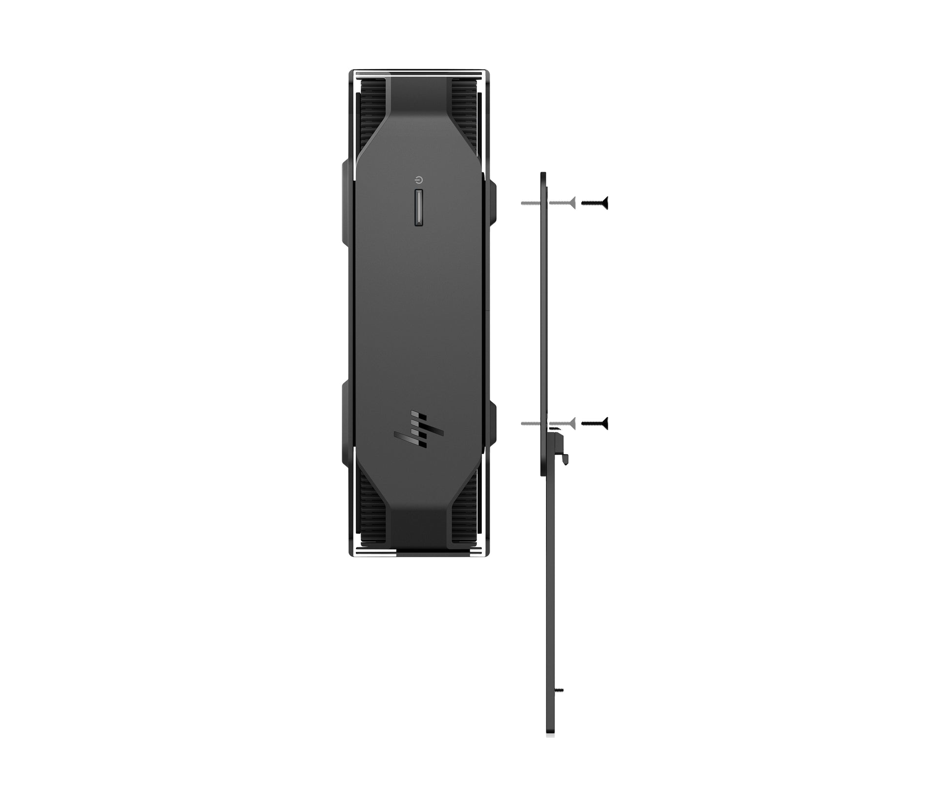 HP B550 – VESA-Adapterplatte – Schwarz – für Z24f G3, Z27k G3, Z32k G3 und andere
