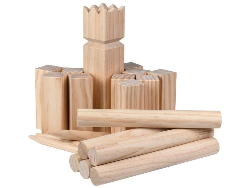 KOOR Kubb – 2–12 Spieler – ab 6 Jahren – Holz, braun – FSC