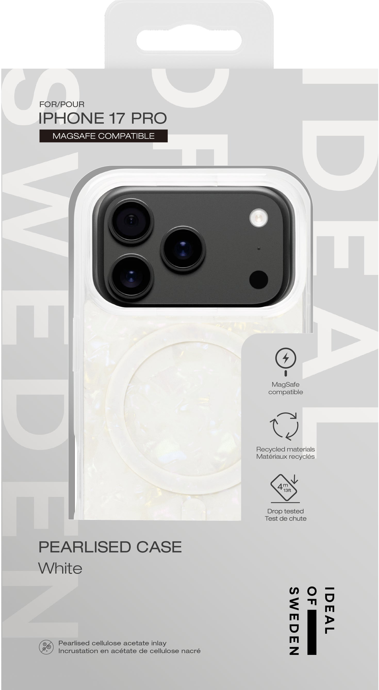 Ideal of Sweden – Backcover – für Apple iPhone 17 Pro – weiss – TPU – MagSafe-kompatibel