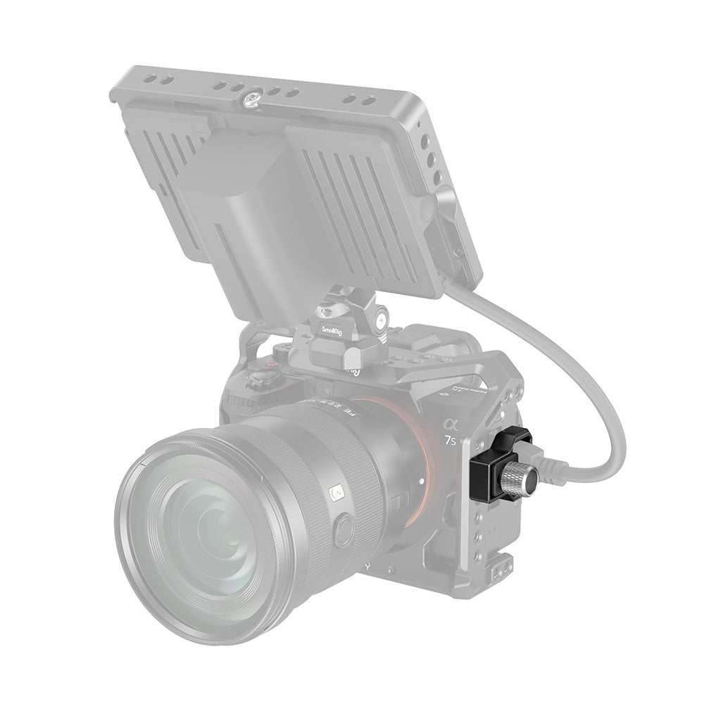 SmallRig HDMI-Kabelklemme – Aluminium, 1/4" Gewinde – für Sony A7S III-Cage – Schwarz