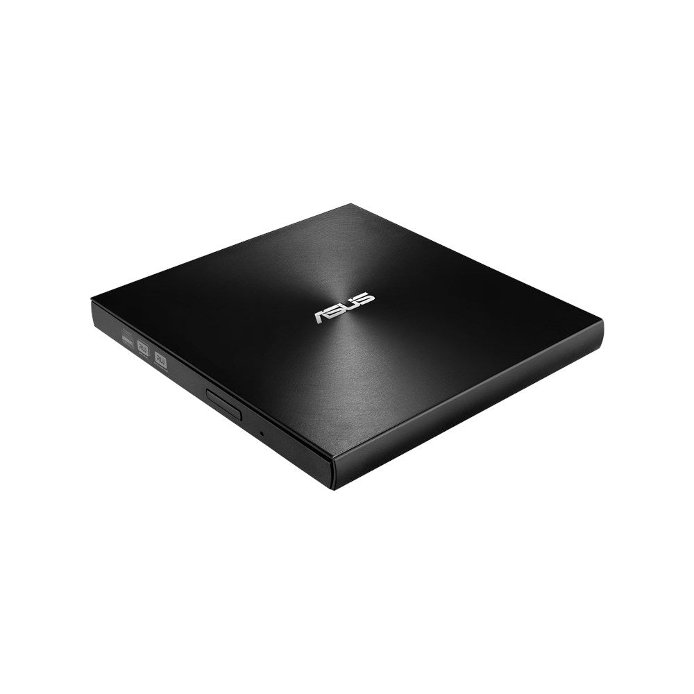 ASUS ZenDrive U9M (SDRW-08U9M-U) – Slimline externes DVD±RW, USB-C/USB-A, 8× DVD+R, Schwarz
