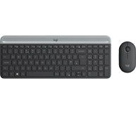 Logitech MK470 – Tastatur, kabellos (2,4 GHz), CH-Layout (DE-CH), Graphit