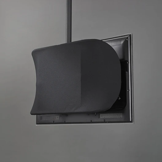 Chief FCAC1LB – Hülle für 42"–60" Displays (910–1210 mm), für LCM1U/MCM1U/LCM1X2U/MCM1X2U, Schwarz