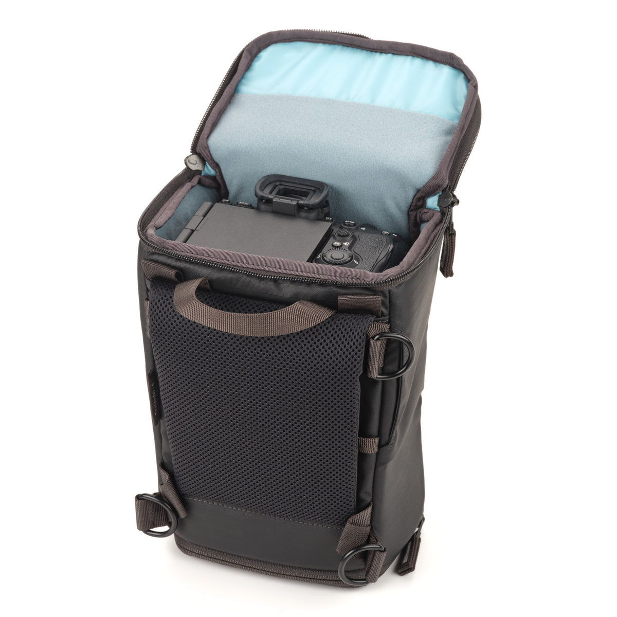 Shimoda Top Loader Toploader-Kameratasche – Nylon, Innenmasse 150 × 120 × 210 mm – für Drohnen – Schwarz