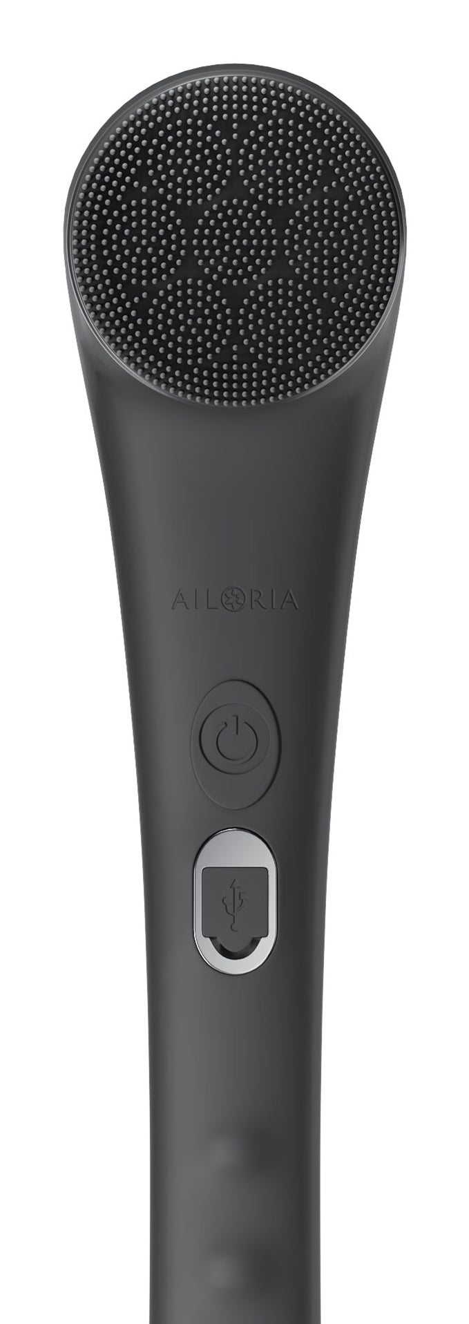 Ailoria Massagebürste Gentle Luxe – Akkubetrieb, spritzwassergeschützt (IP44) – 4 Aufsätze – schwarz