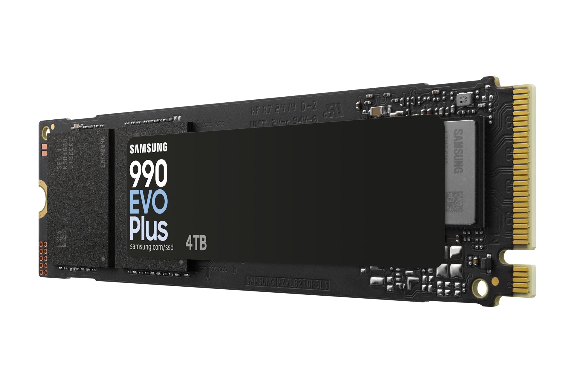 Samsung 990 EVO Plus – 4 TB M.2 2280 (22×80 mm), NVMe PCIe 4.0, 7150 MB/s Lesen, 6300 MB/s Schreiben