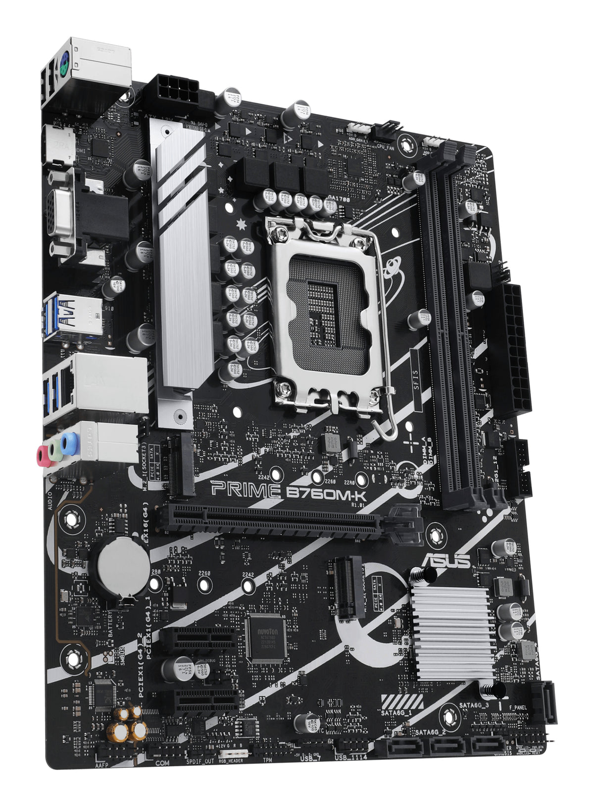 ASUS PRIME B760M-K – Mainboard – LGA 1700, Intel B760, mATX, DDR5