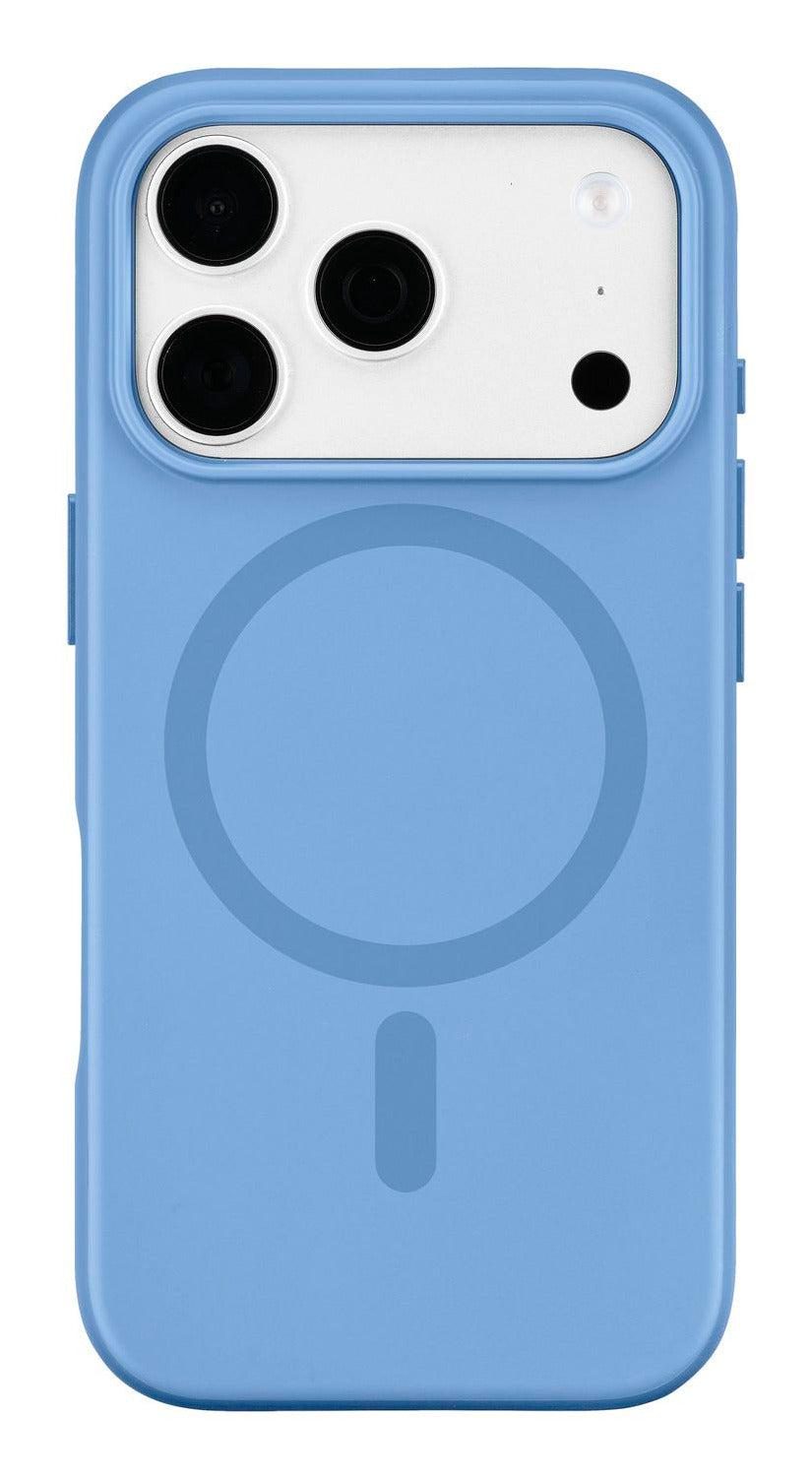 Cellularline Aura Mag Backcover – für Apple iPhone 18 Pro Max, MagSafe, Metall, Blau