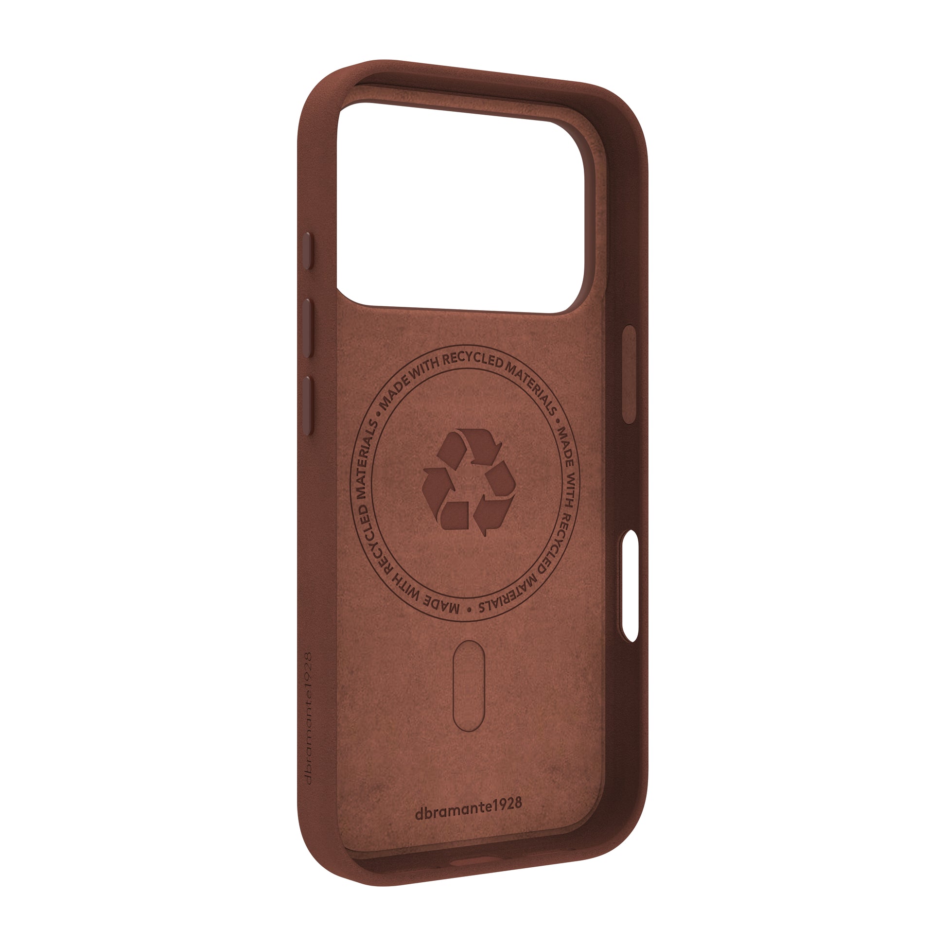 dbramante1928 Roskilde MS Backcover – für Apple iPhone 17 Pro, Beige, mit Kartenfach, kabelloses Laden