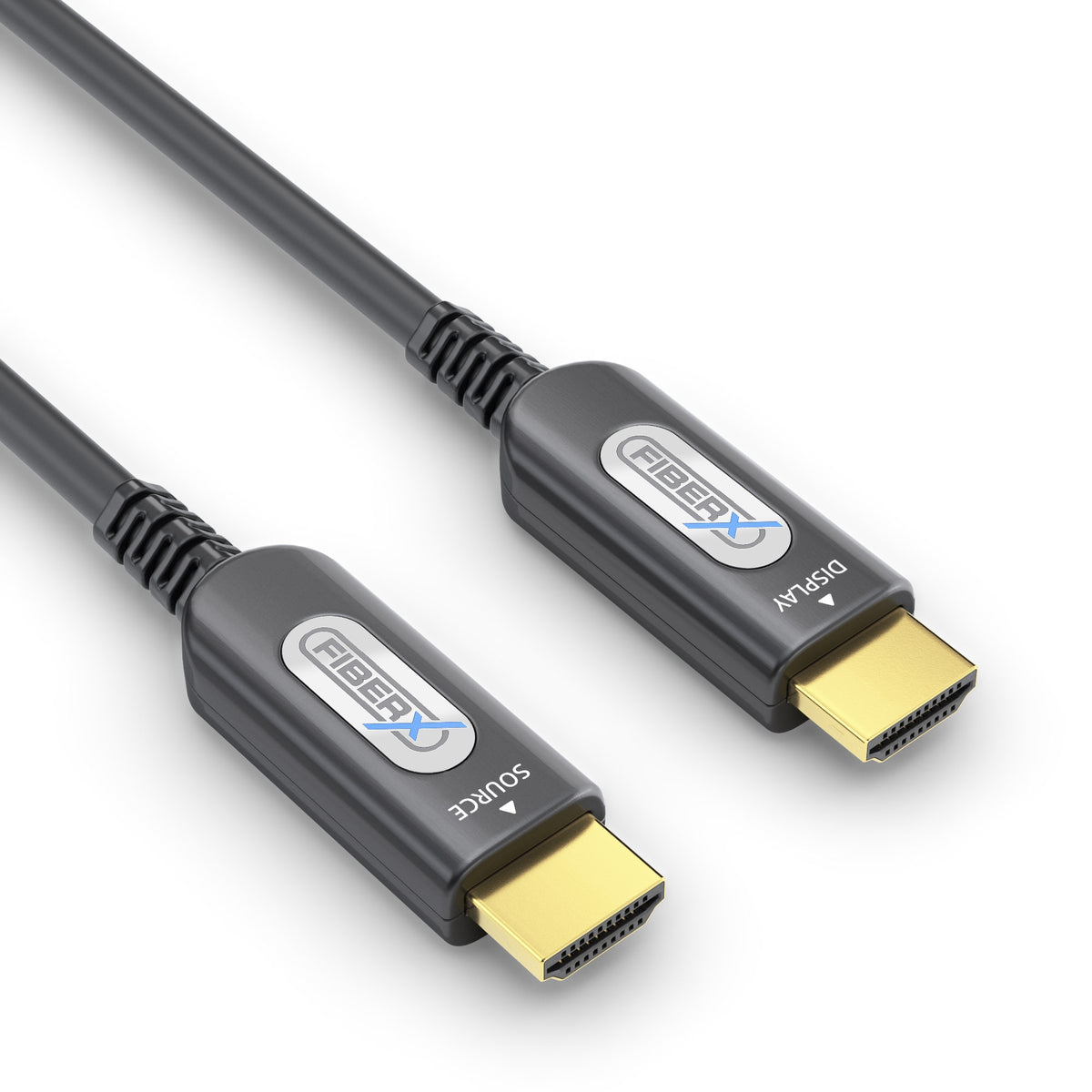 FiberX HDMI Kabel HDMI 2.0 4K 60 Hz – 10 m – AOC, Panzerkabel