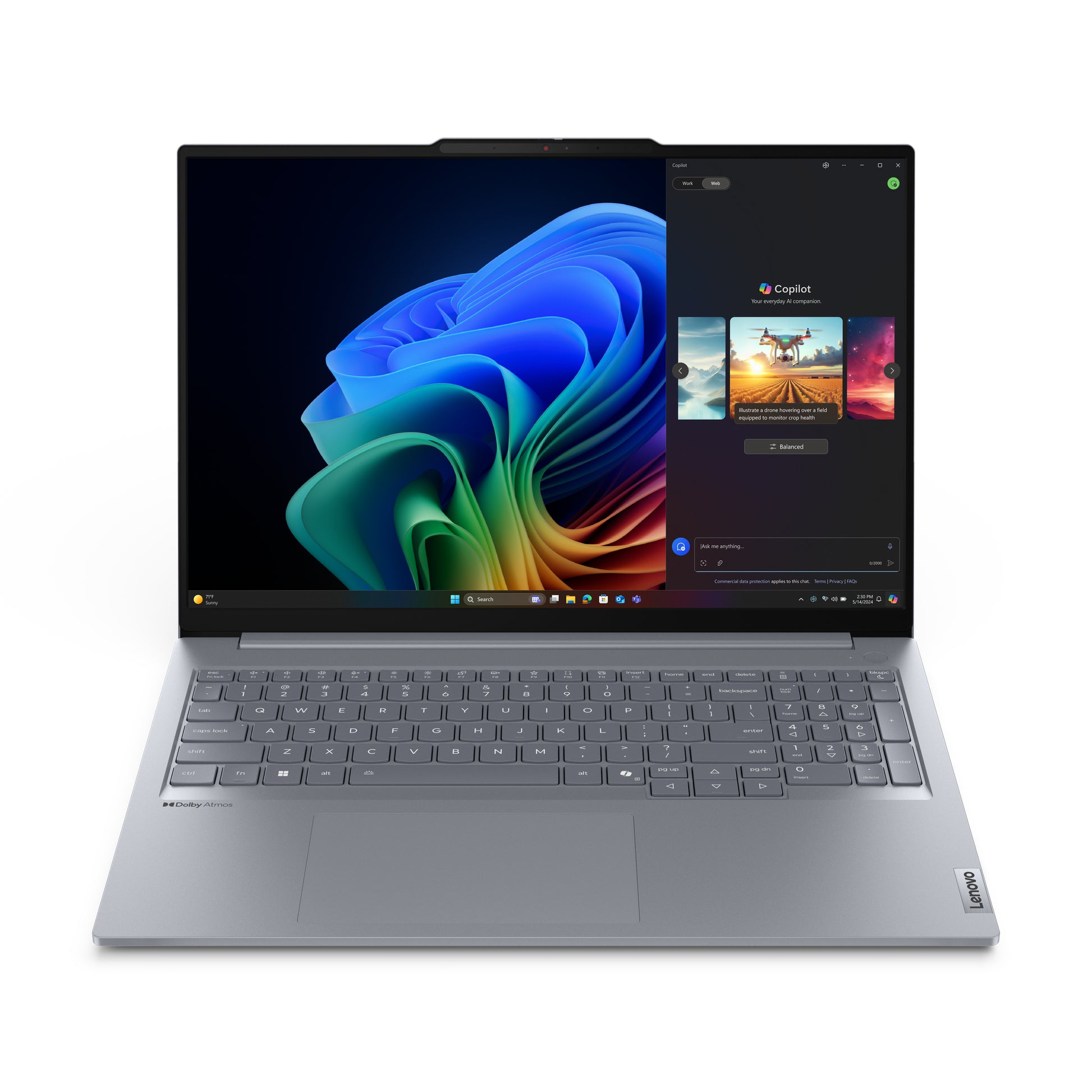 Lenovo ThinkBook 16 G7 Copilot+ PC – Windows 11 Pro, Schweizer Tastatur