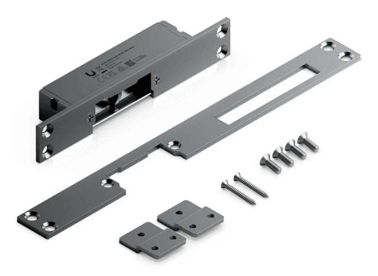 Ubiquiti Elektrischer Türöffner (Fail-safe) – Unterputz, Edelstahl/Zink, Netz 12 V, 24,5×30,5×152 mm, für UA-H