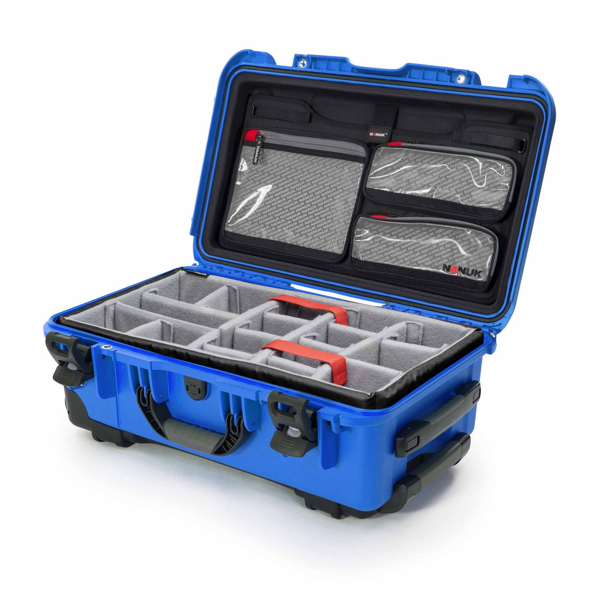 Nanuk Schutzkoffer 935 TW+DO – 28,6 l, Nylon, Blau, 55,9 × 22,9 × 35,6 cm