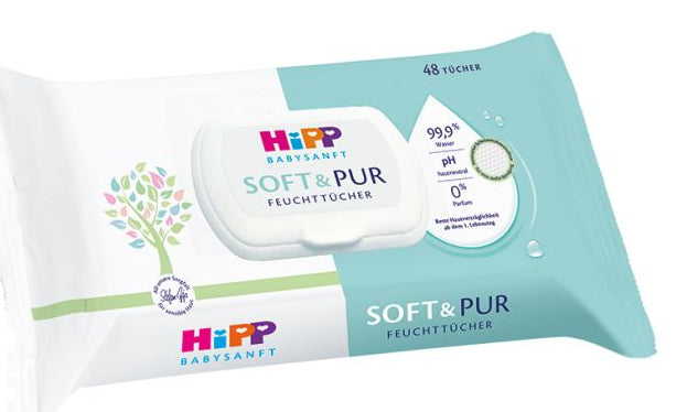 HiPP Feuchttücher Babysanft – 144 Stk