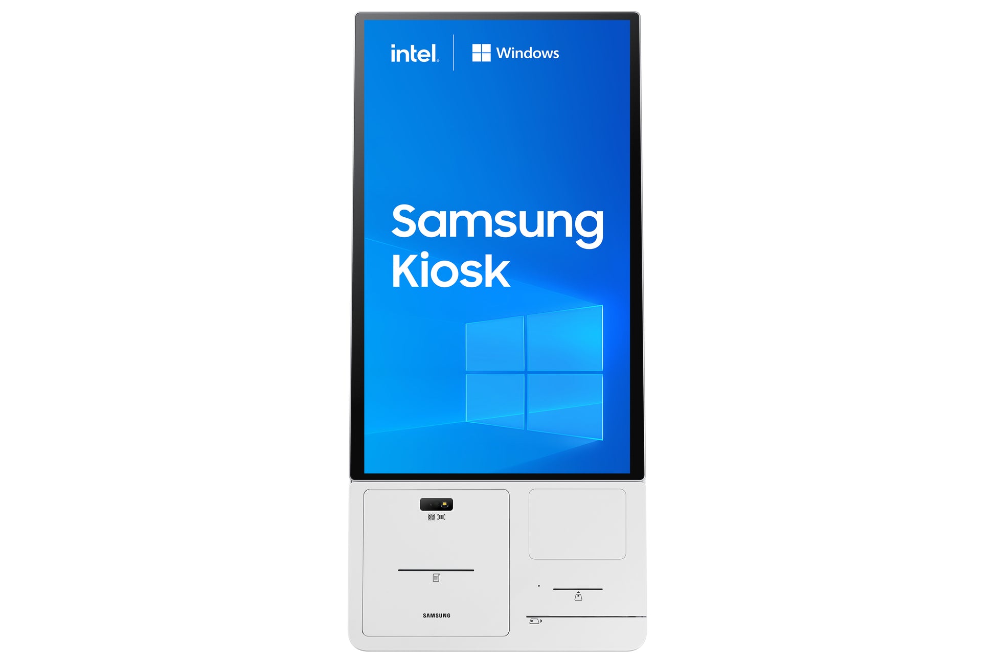 Samsung KM24C – Kiosk-Terminal 24" (16:9) FHD (1920×1080) – Windows – PCAP-Touch, weiss
