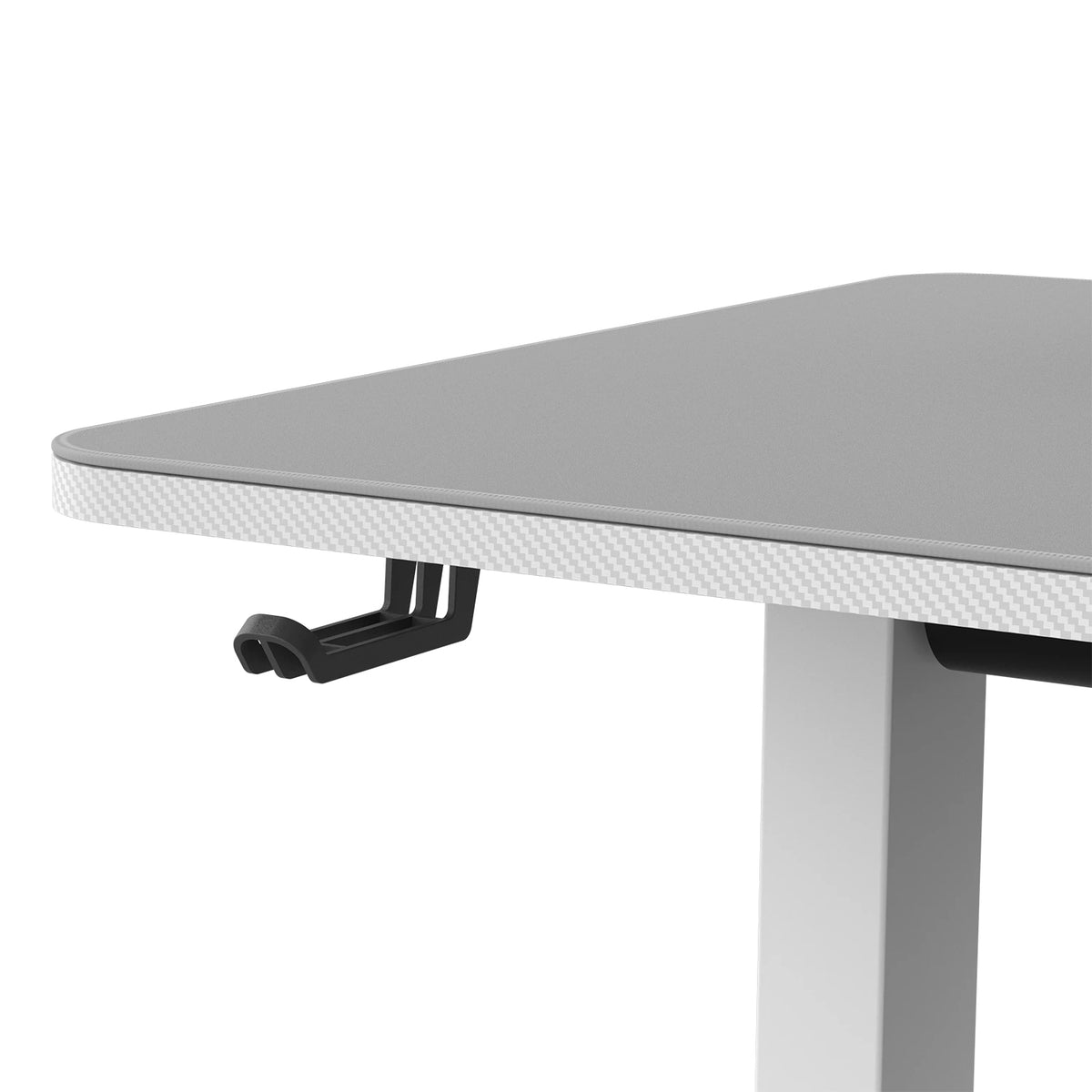 COUGAR Gaming COUGAR E-Star 140 – Höhenverstellbarer Tisch, 120 × 60 cm, elektrisch, 72–117 cm, 60 kg, Weiss