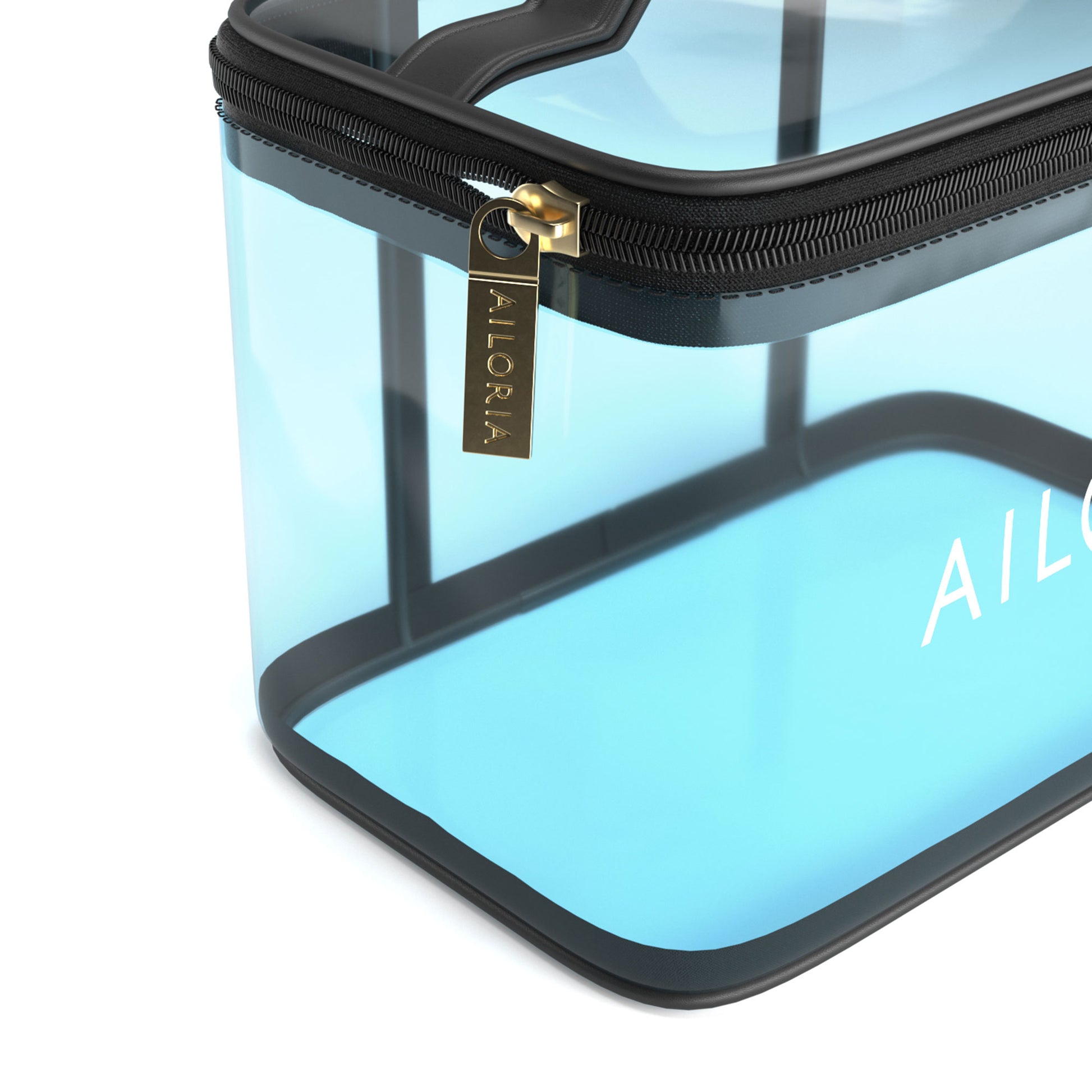 Ailoria Kosmetiktasche Vanity – wasserfest – 3 l – Sky Blue – Polyvinylchlorid (PVC)