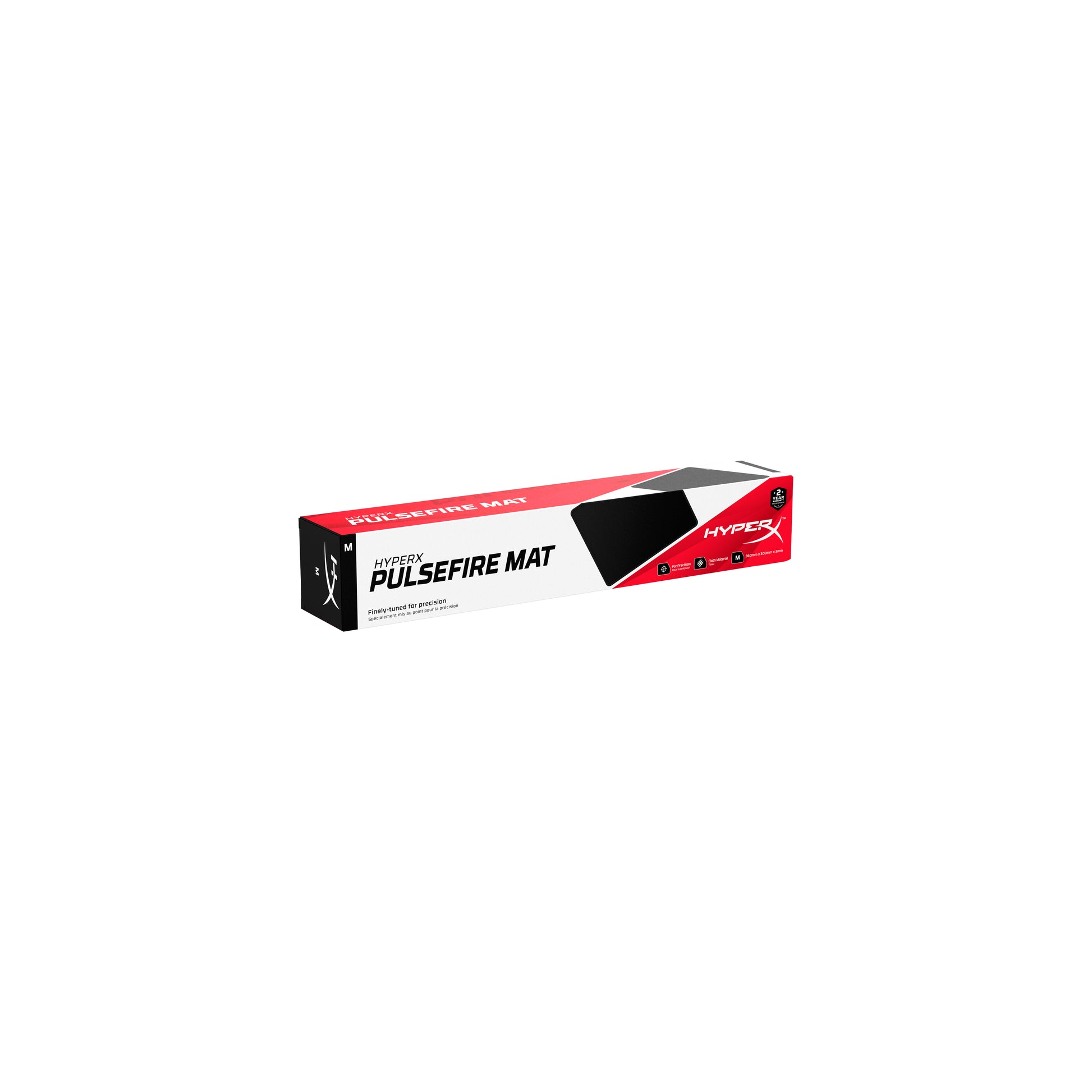 HyperX Pulsefire Mat M HMPM1 – Gaming-Mauspad – 195 × 150 mm, Stoff, Gummi, Schwarz