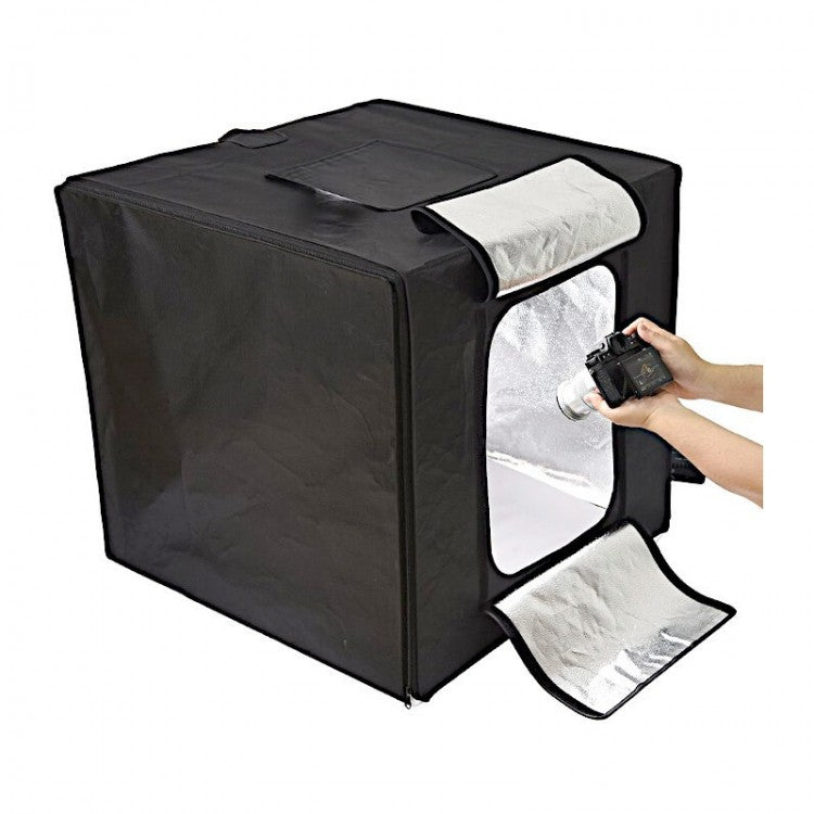 Godox LSD60 Tragbares LED-Ministudio – 60 × 60 cm, 40 W – Schwarz
