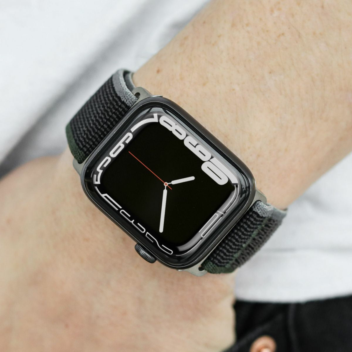 Vonmählen Trekking Case 1 – Armband – für Apple Watch 38 mm, 40 mm, 41 mm, Blau/Schwarz, Nylon
