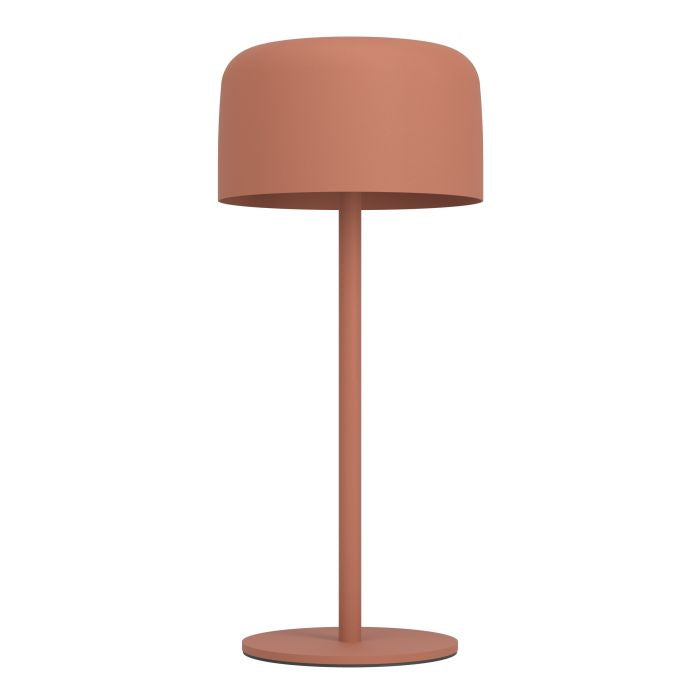 EGLO Solar-Tischleuchte – 30 cm, 270 lm, 3000 K, IP44, Akku & Solar, Touch, dimmbar, USB-C, Braun