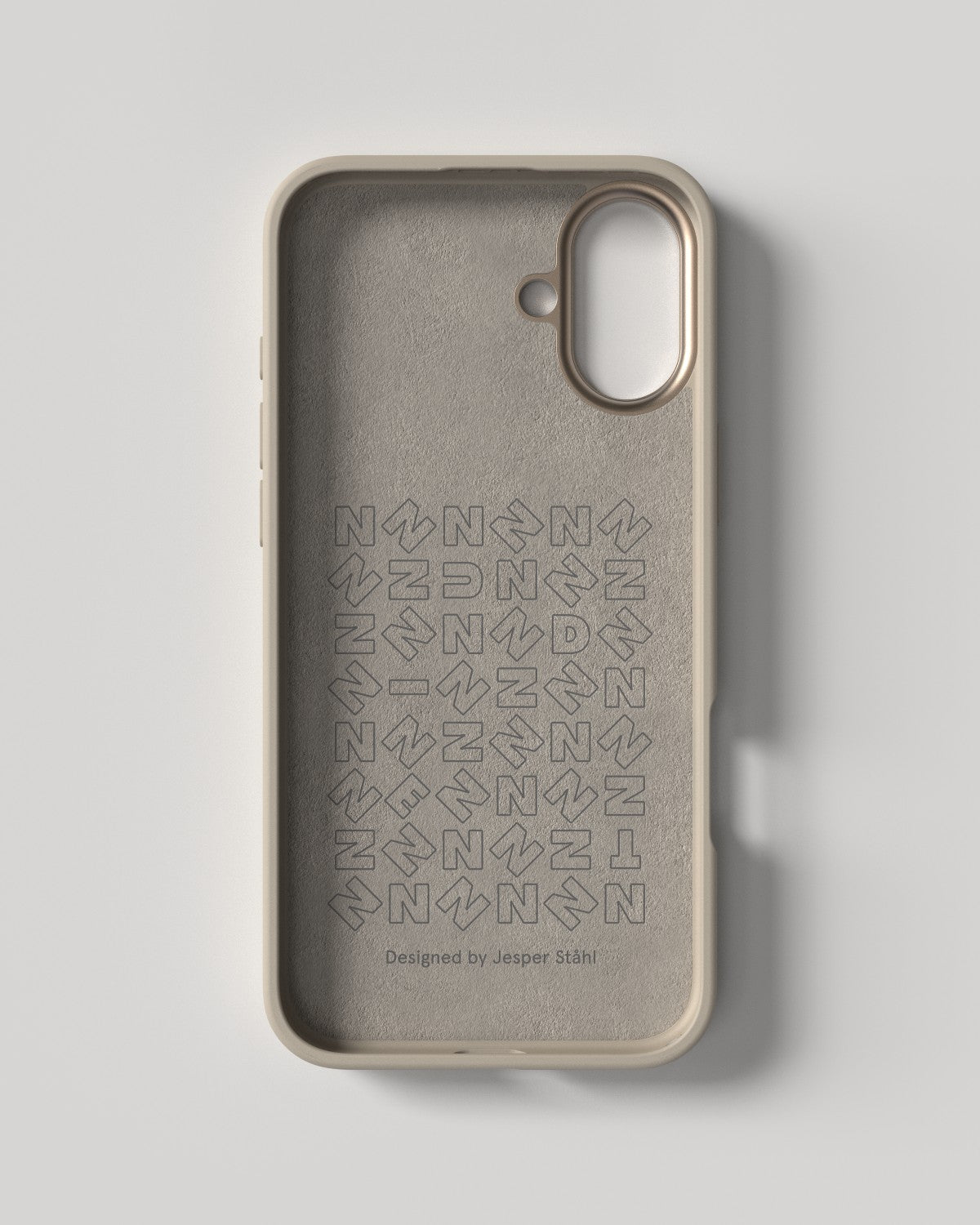 Nudient – Backcover – für Apple iPhone 16 Plus – beige – MagSafe-kompatibel