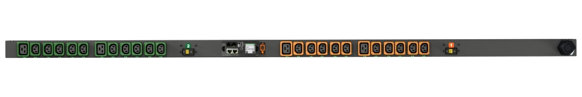 Vertiv MGU5MGB1-24PJ43-3PS6B2A10-S-RC PDU 24 AC Ausgänge C13/C19 – 200–240 V/32 A – 0U LCD – IEC 60309