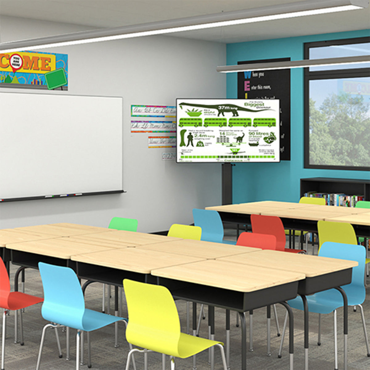 Chief Digital-Signage-Stand VESA 200×200 bis 860×510 – neigbar 0–4° – 90 kg Tragkraft