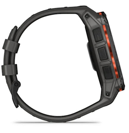 Garmin Instinct 3 Solar – GPS-Smartwatch – 50 mm, GPS, NFC, Schwarz, 26 mm, Sportarmband