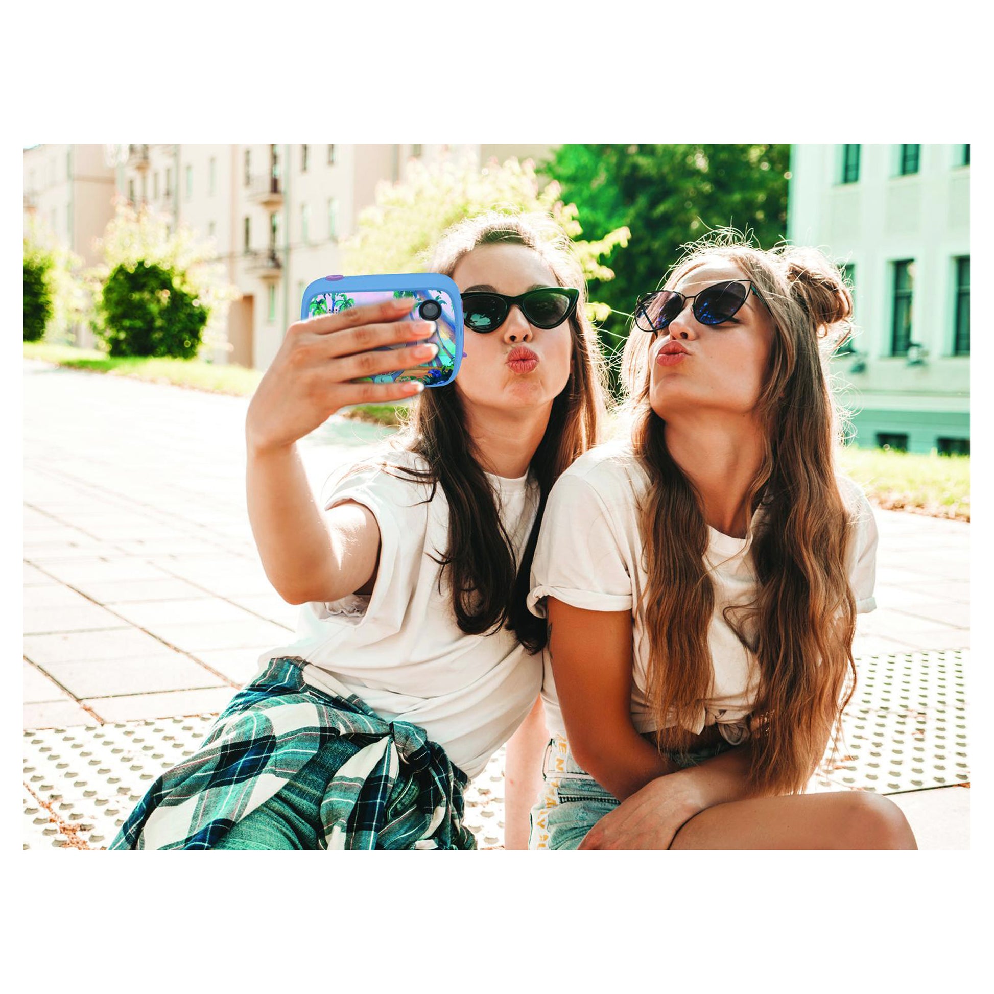 Lexibook STITCH Sofortdruckkamera – 12 MP, 8 GB Speicher, SD bis 32 GB, Akku 5 h – ab 4 J. – mehrfarbig