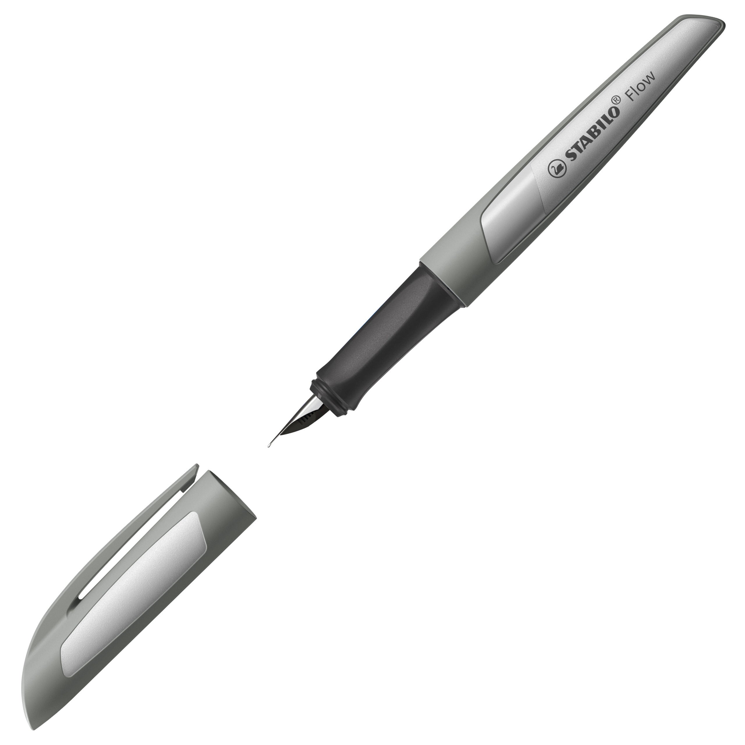 STABILO Flow MONOCHROME – Füllfederhalter – M – Grau