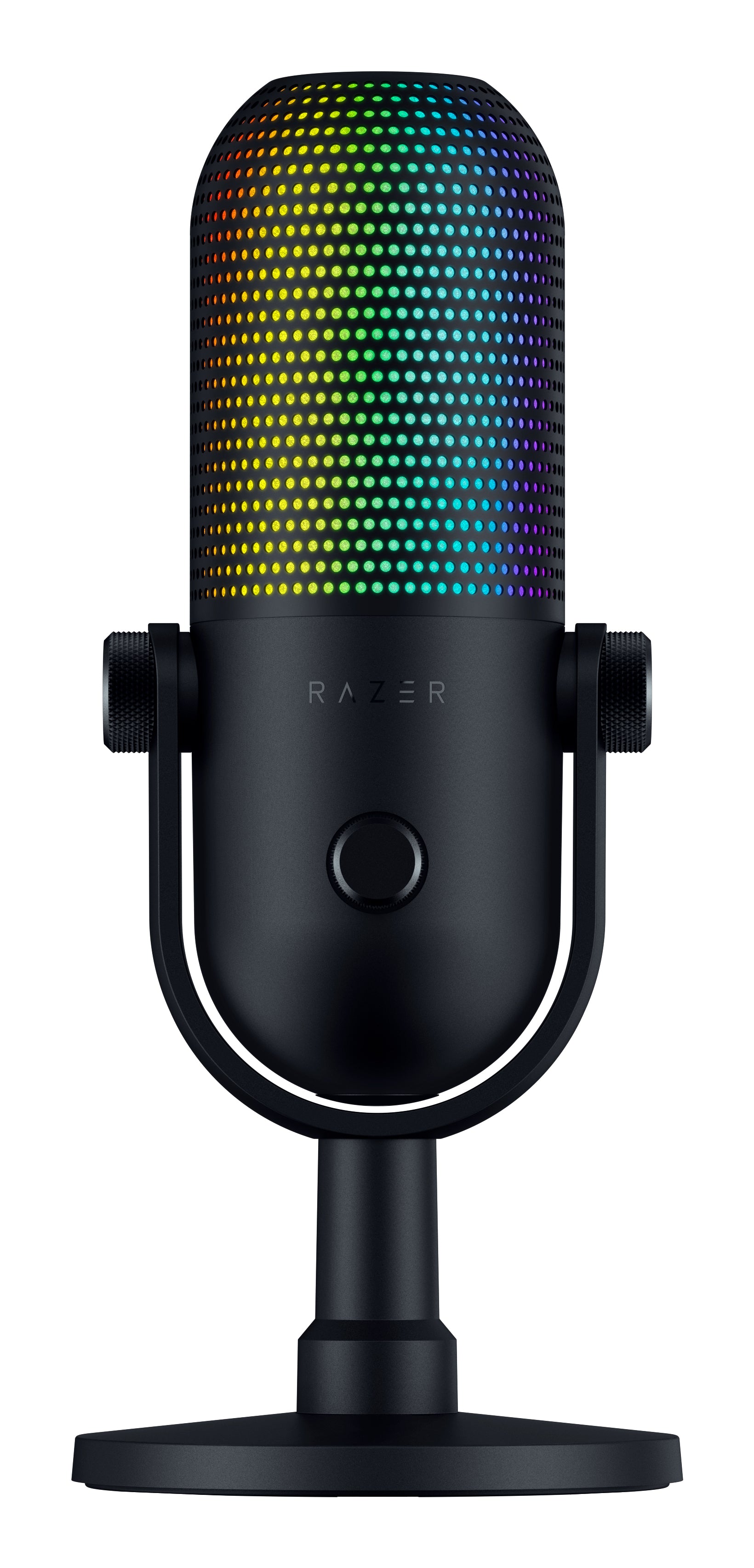 Razer Seiren V3 Chroma Tischmikrofon – USB-C, Kabelgebunden, Superniere, 24 Bit/96 kHz, Schwarz