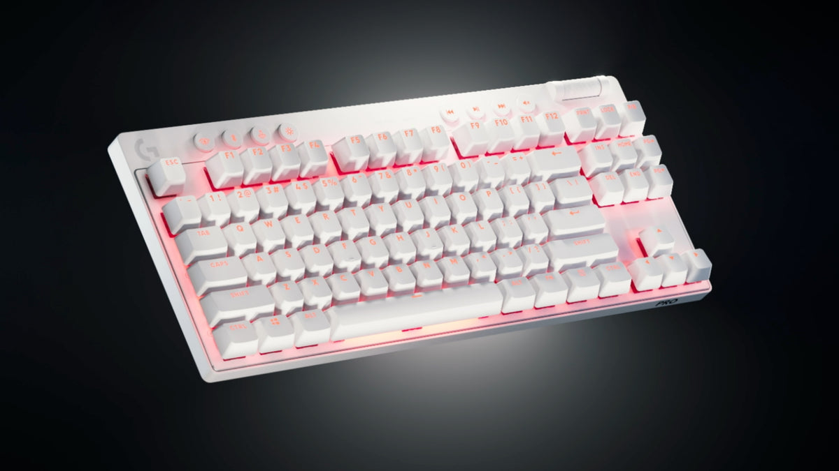 Logitech G PRO X TKL – Gaming-Tastatur – Mechanisch, RGB – Bluetooth & 2,4 GHz – QWERTY (Nordisch) – Magenta