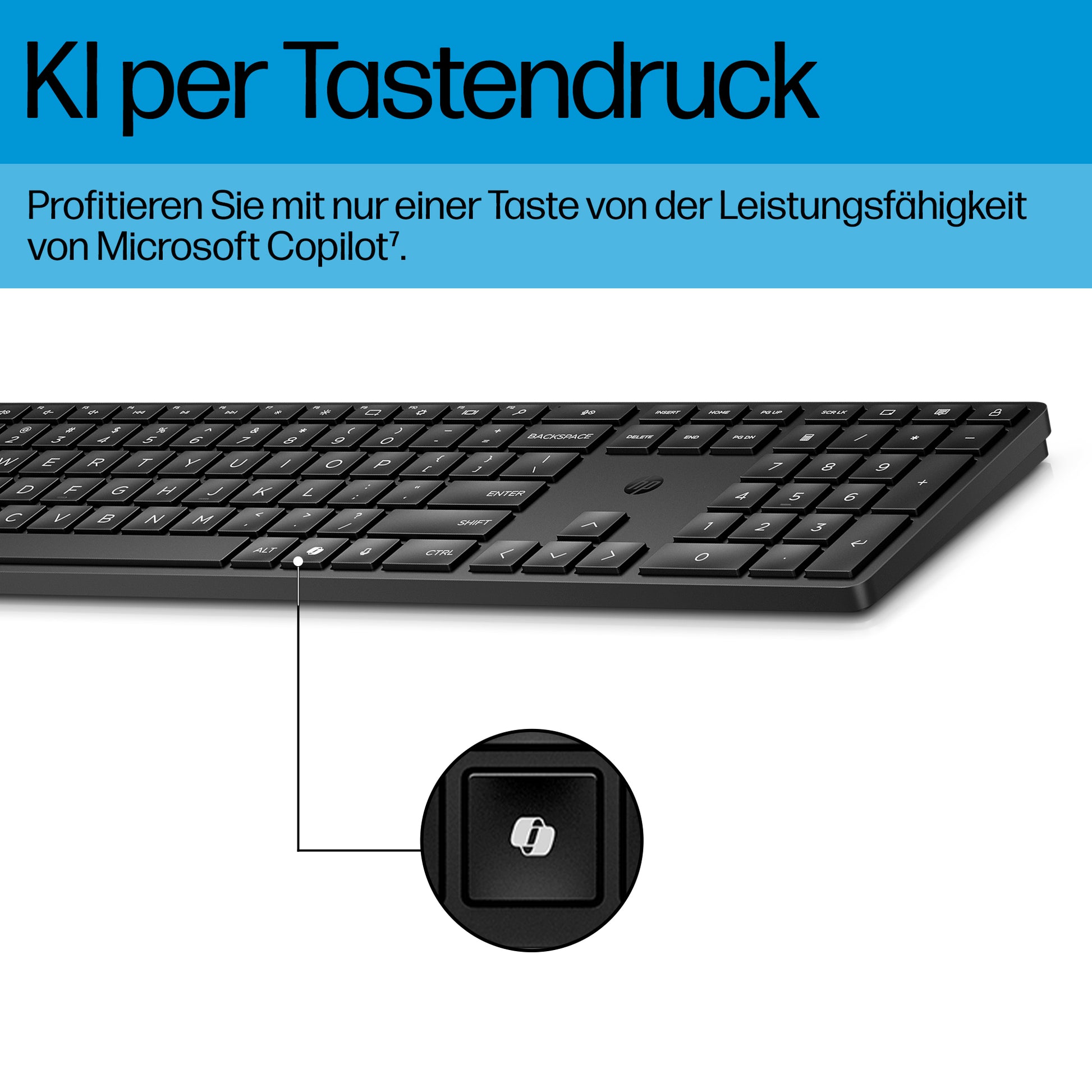 HP 655 – Tastatur, kabellos