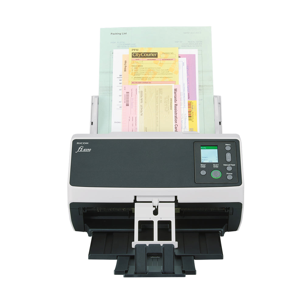 Ricoh fi-8190 – A4, 600 × 600 dpi, ADF + Scanner mit manueller Zuführung
