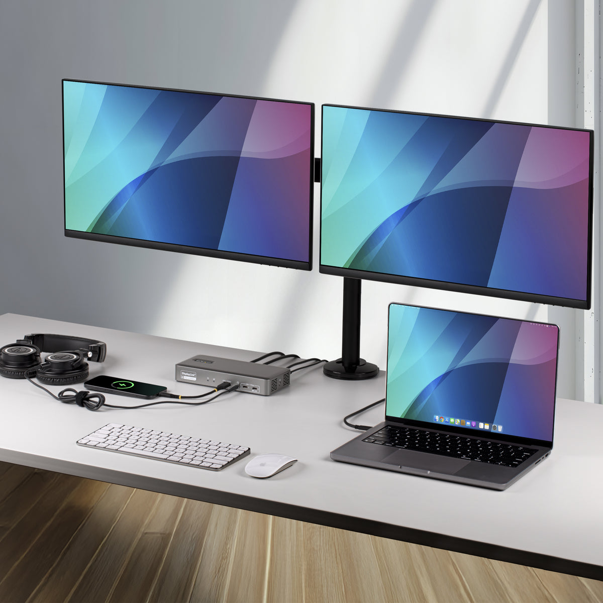 StarTech.com 194UE-USBC Dockingstation – USB-C, 2× DP, 2× HDMI, 5× USB-A, 96 W PD, GbE, für Windows/Mac