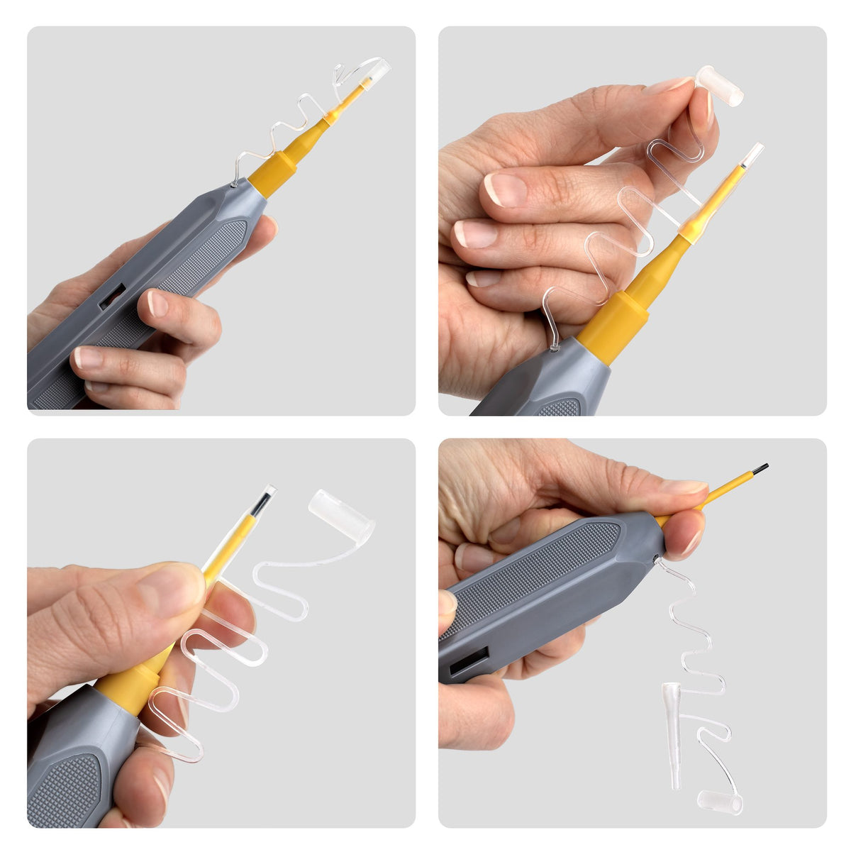StarTech.com Reinigungsstift – 900 Reinigungszyklen – Kunststoff – für M38999-Steckverbinder, 1,6 mm LWL