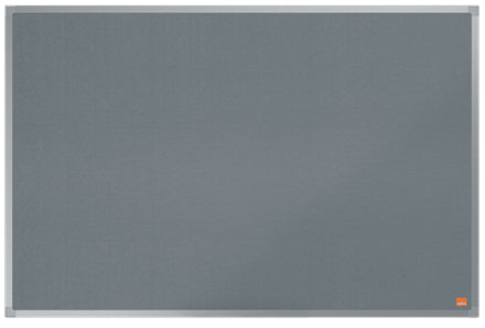 Nobo Filztafel Essence – Filz – 89,1 × 59,1 cm – Grau, Alurahmen