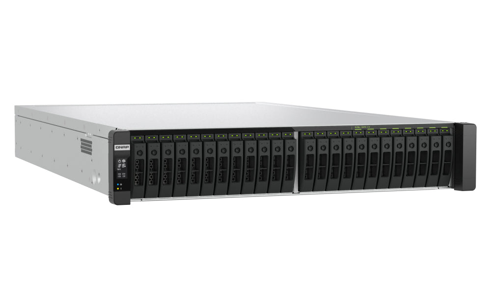 QNAP TDS-h2489FU-R2 4314-256G NAS – 1 TB, 4× RJ-45 2,5 Gbit/s, 24 Laufwerksschächte