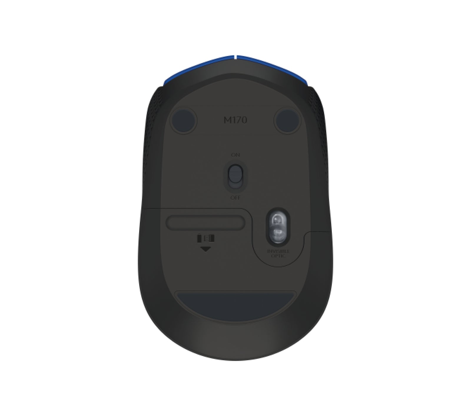 Logitech M171 – Maus – Kabellos (2,4 GHz), 1000 DPI, beidhändig, Schwarz