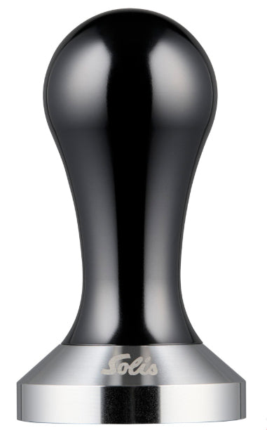 Solis Stampfer S0242 – Ø 5,1 cm, für 51 mm Siebträger, Aluminium, Schwarz