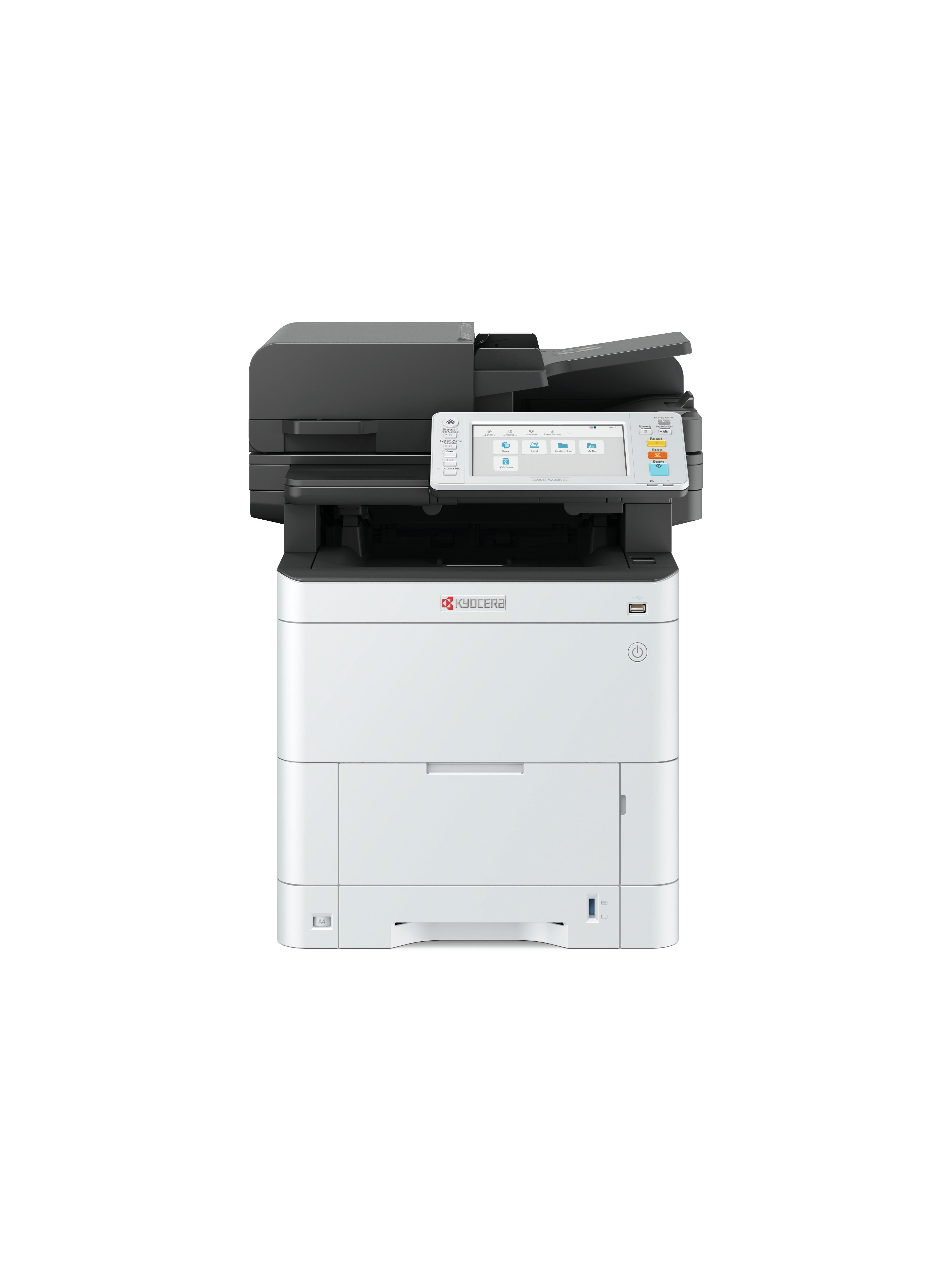 Kyocera ECOSYS MA3500CIX – Farbiges Laser-MFP A4, 3-in-1 – LAN – Duplex, Duplex-ADF – 35 ppm S/W, 35 ppm Farbe