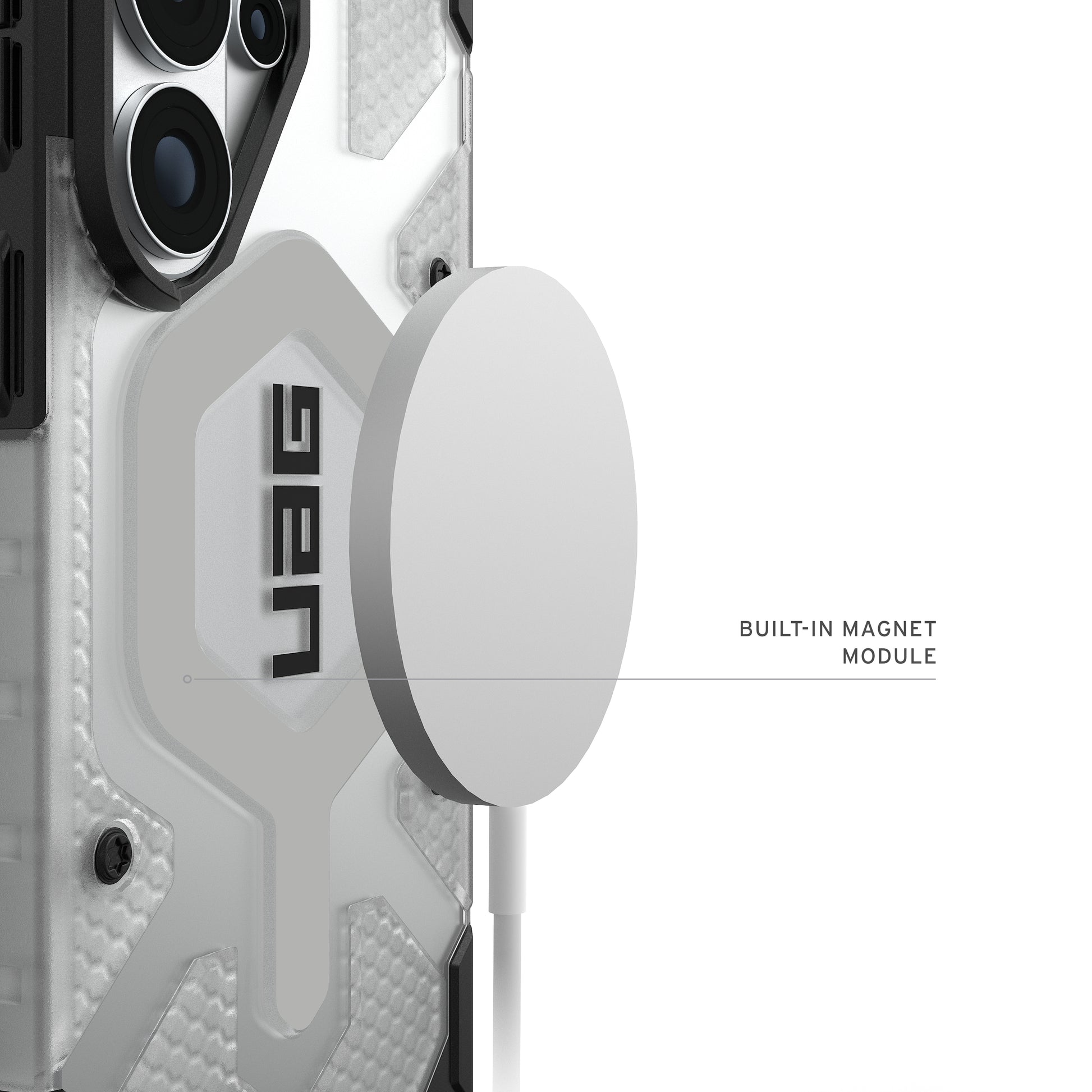 Urban Armor Gear UAG Pathfinder – Rückcover – für Samsung Galaxy Note 20 Ultra, MagSafe, PC, Silber
