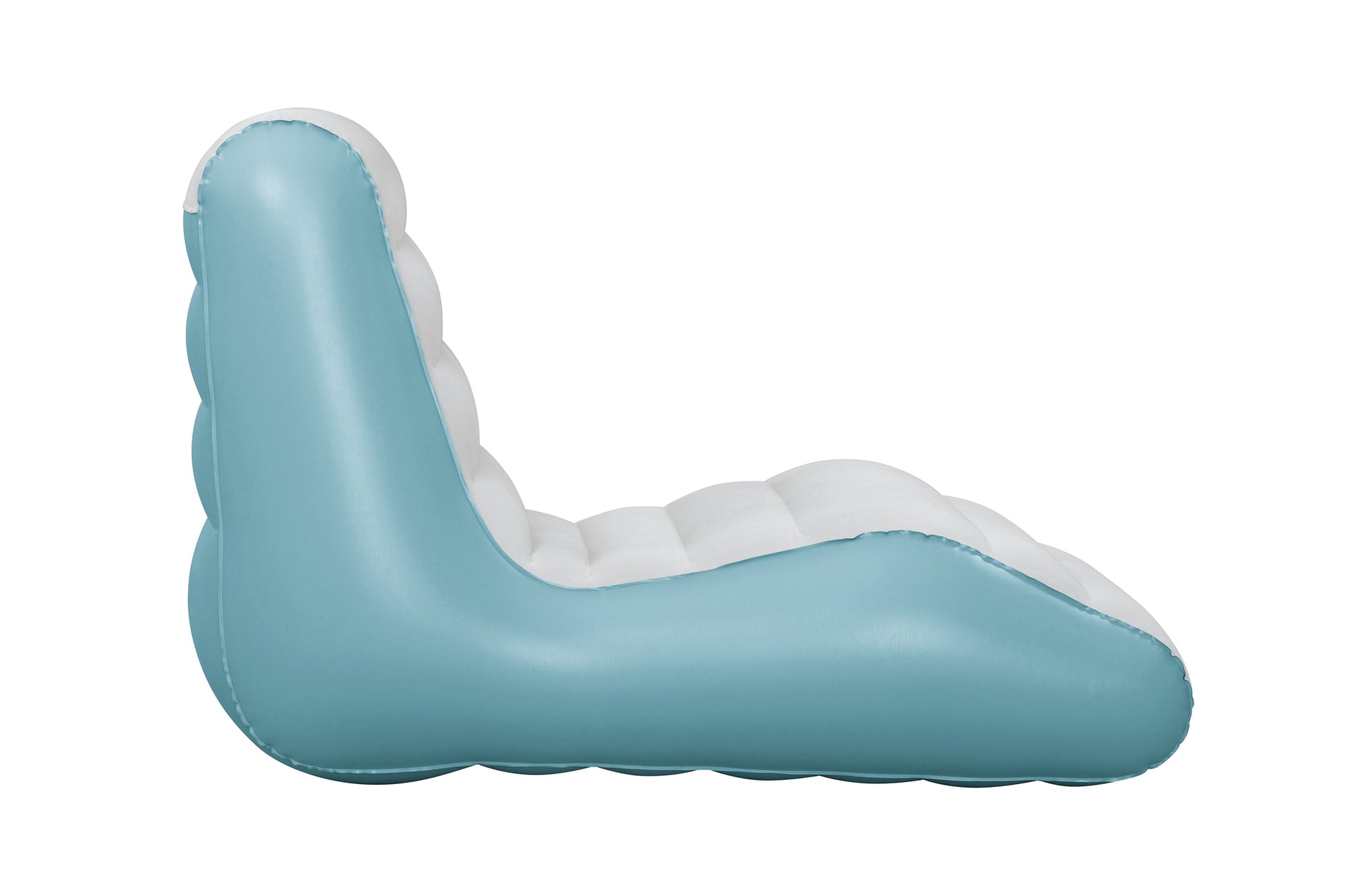 Bestway Kinderstuhl 75127 – 79 × 133 × 88 cm – PVC – blau/weiss – mit Flickzeug
