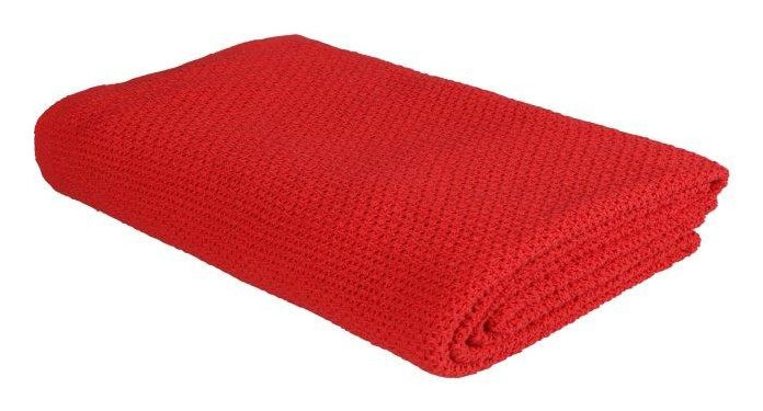 Eskimo Summer Dream Wohndecke – Baumwolle, Rot – 220 × 240 cm – OEKO-TEX Standard 100
