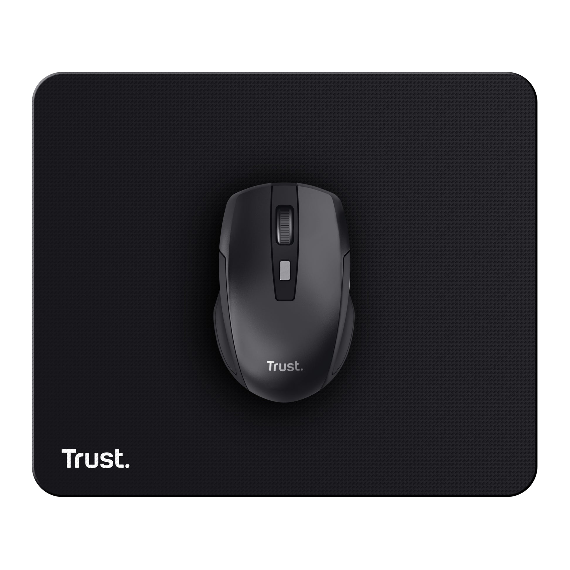 Trust Mouse Pad M – Gaming-Mauspad – 250 × 210 mm, Gummi, Schwarz