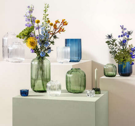 Villeroy & Boch Vase Fleur, Glas, Transparent, 15 cm