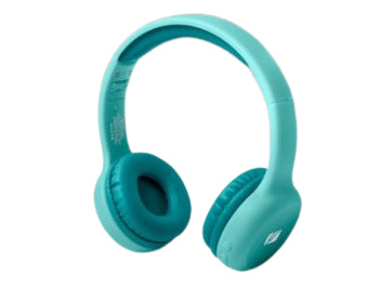 Muse M-215 BTB Kinderkopfhörer – On-Ear, BT, 3,5 mm Klinke, 85 dB Lautstärke-Limit, Blau