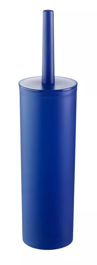 Diaqua WC-Bürstenset – Polypropylen, Blau, Transparent, mit Deckel, Kopf austauschbar, H 38,5 cm, Ø 9,5 cm