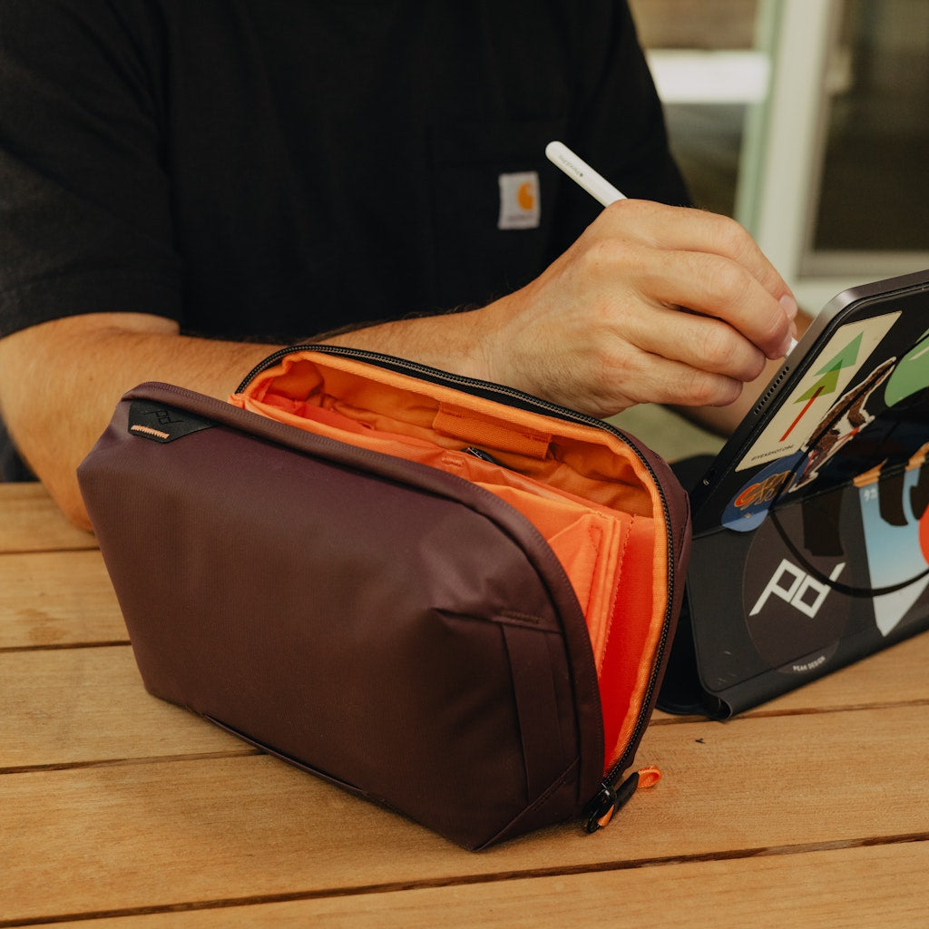 Peak Design Tech Pouch Zubehörtasche – Nylon/Polyester, 2 l – 240 × 150 × 100 mm – Eclipse